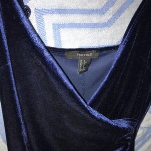 Velvet cocktail dress